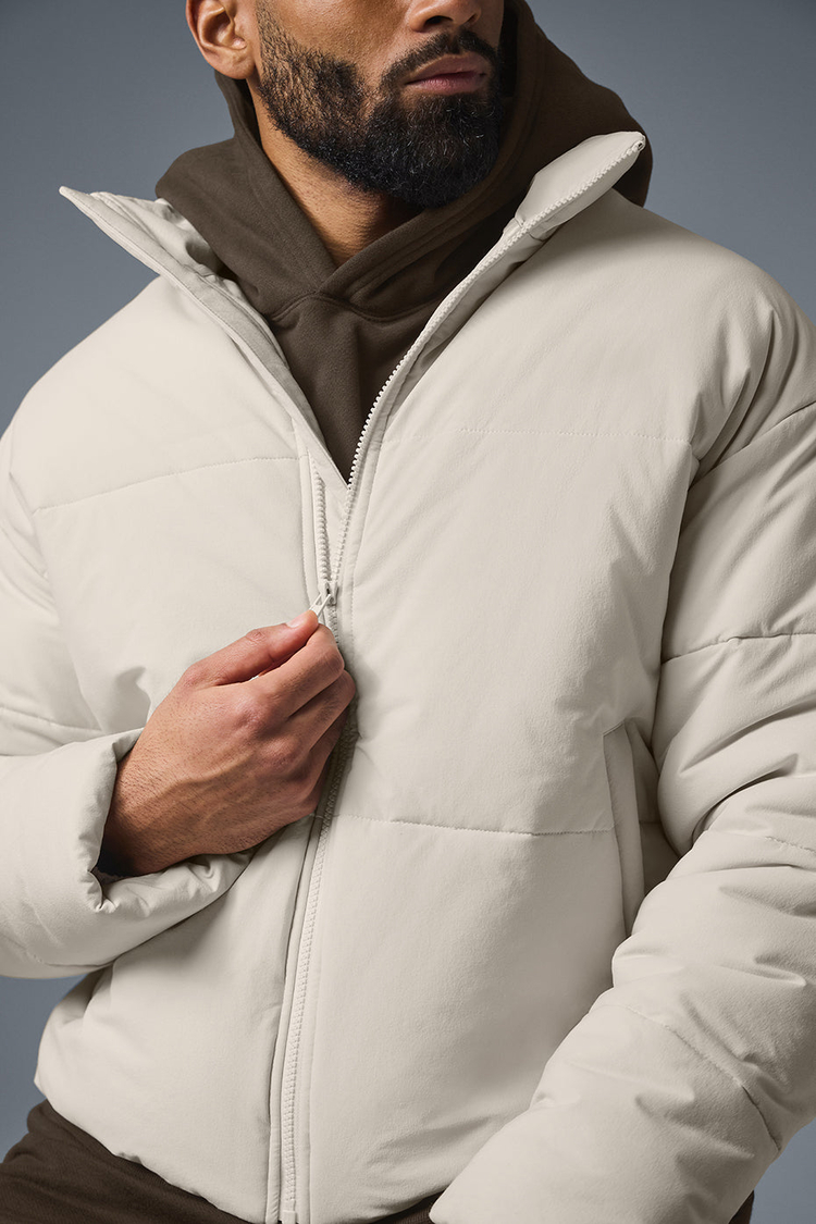 Stretch puffer jacket hotsell
