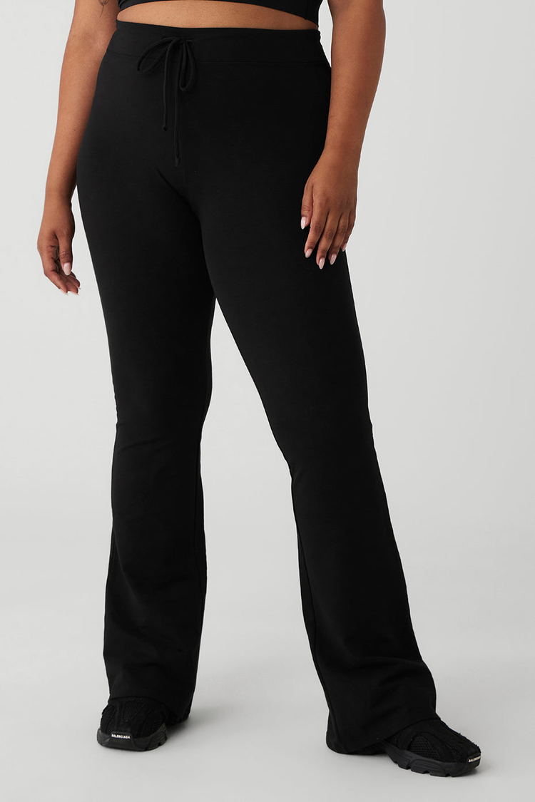 Black bootcut sweatpants online
